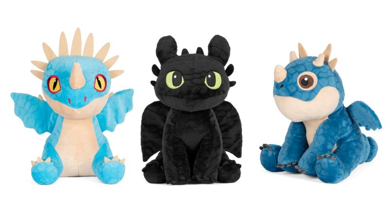 (Mis 2) DRAGON TRAINER 4 (HTTYD) Peluche 18cm – 3ass…x24